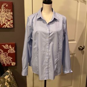 Ann Taylor Wrinkle Resistant Button Down Long Sleeve Shirt - Size 20